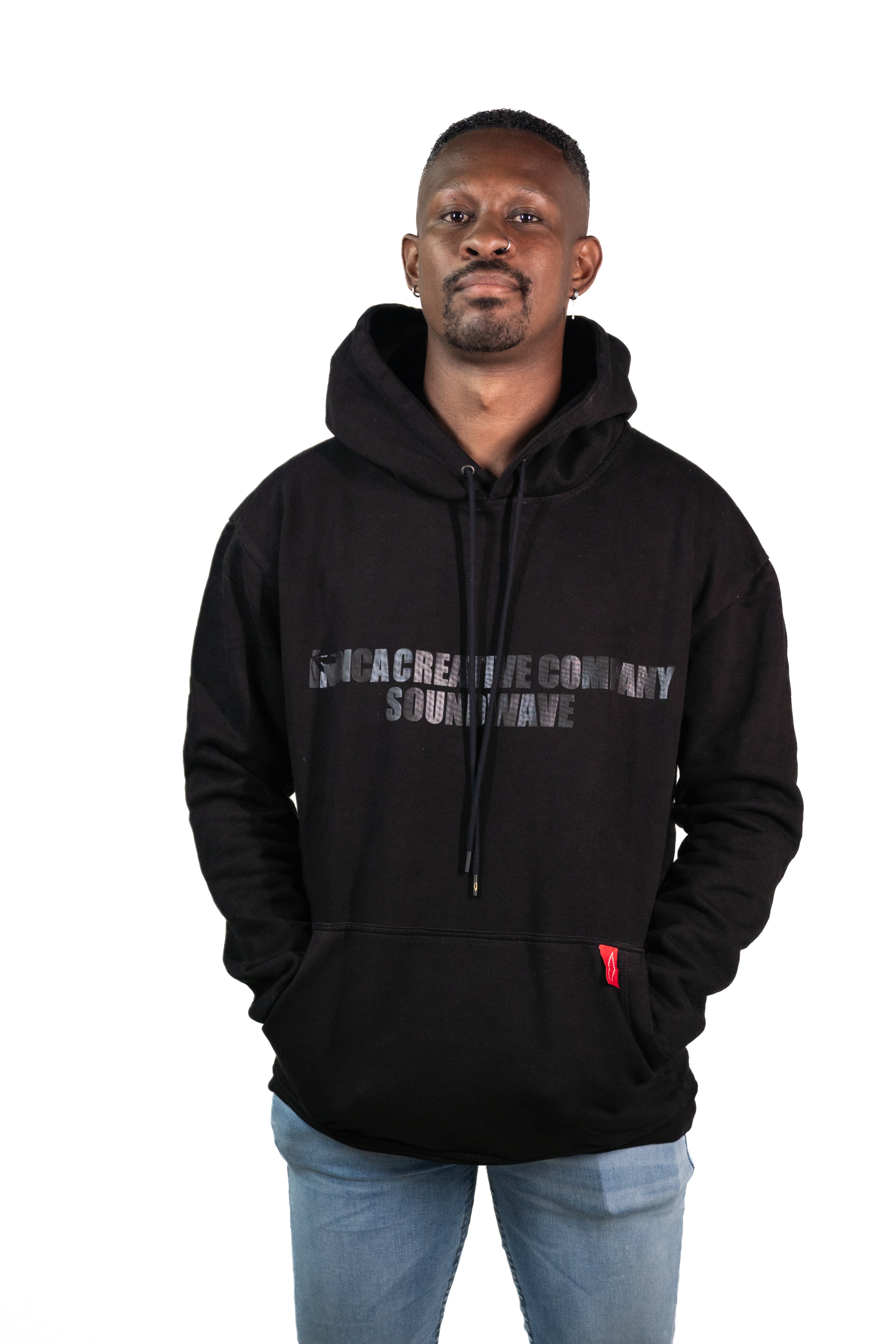 Hoodie oversize indica black company